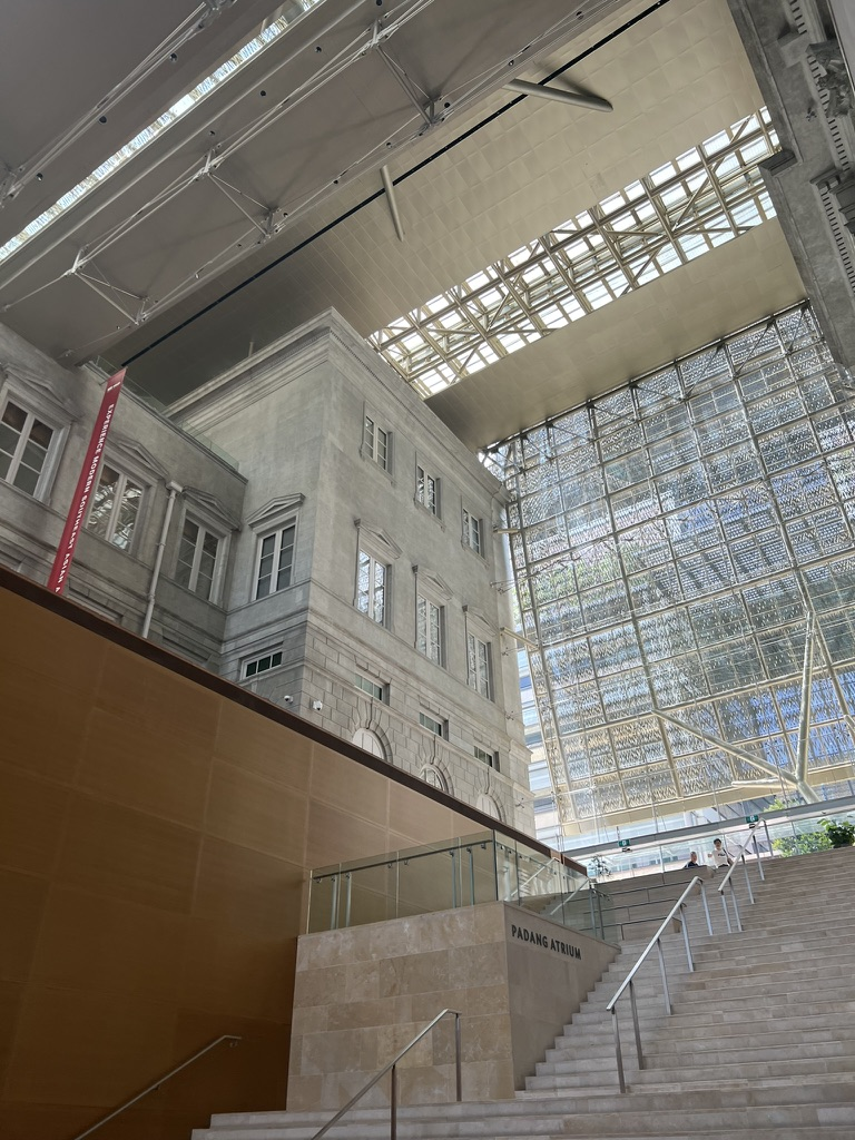 The foyer of the National Gallery in Singapore.